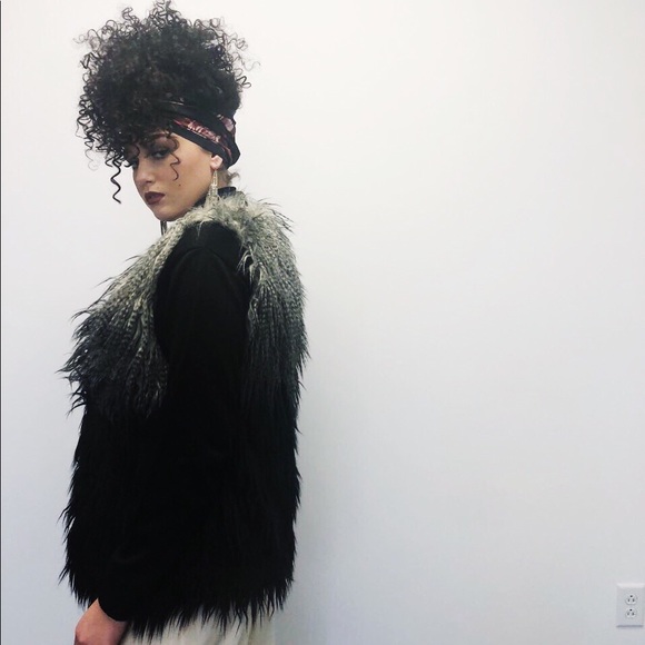 Jackets & Blazers - Ombre Faux Fur Vest - Amazing! Jackets & Blazers - Ombre Faux Fur Vest - Amazing!